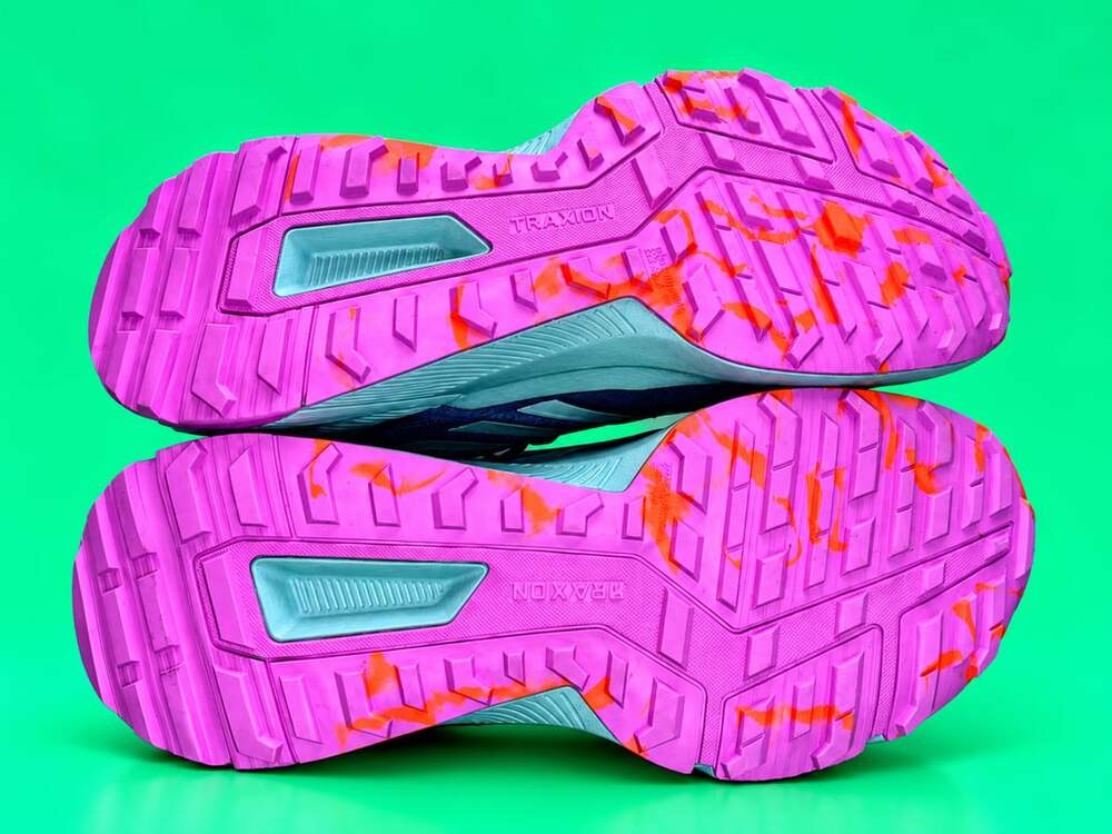 Adidas Terrex Soulstride Trail Running Shoes Blue Pink - Picture 4 of 5